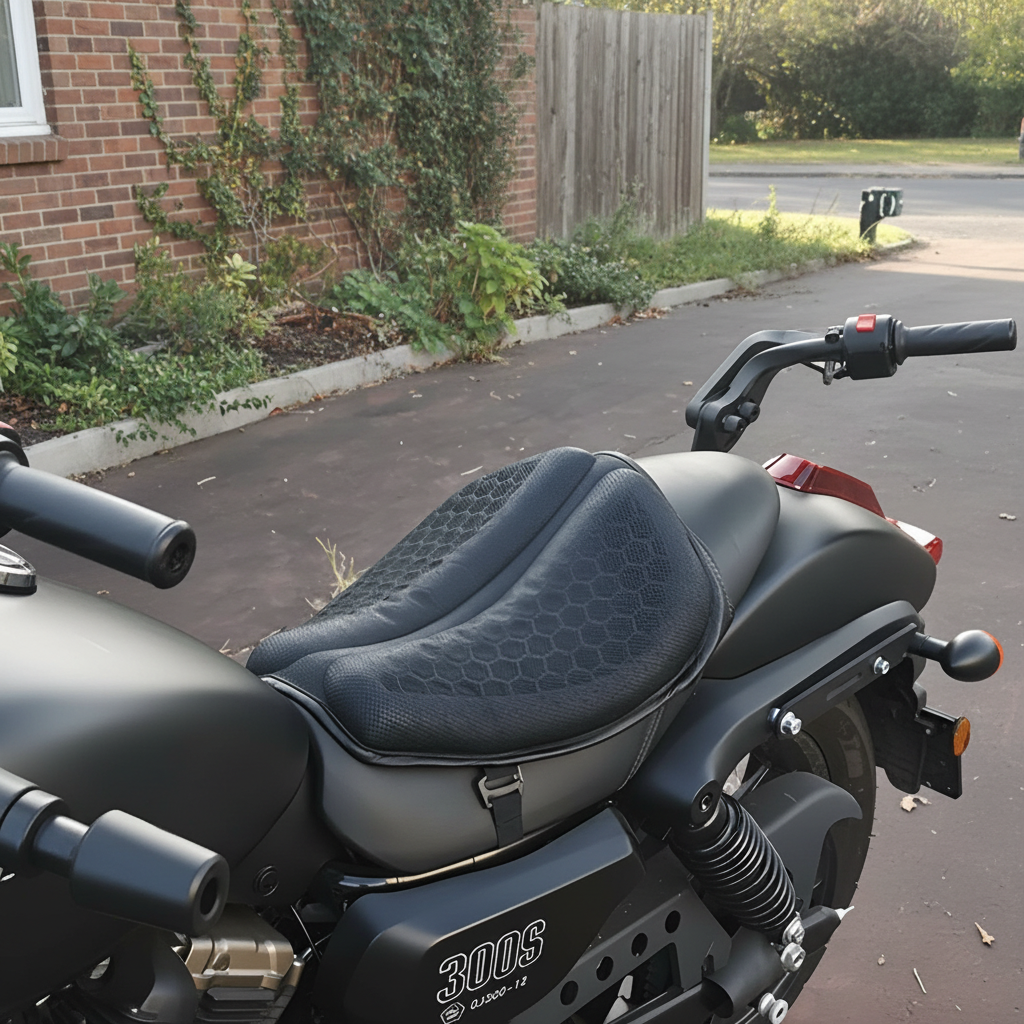 Motorcycle Gel Seat Pad for Long Rides