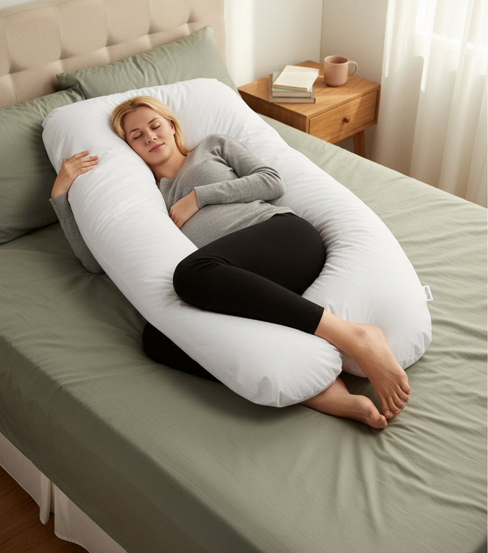 U-Shaped Pregnancy Pillow for Full Body Support