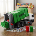 Interactive Garbage Truck Toy with Working Parts