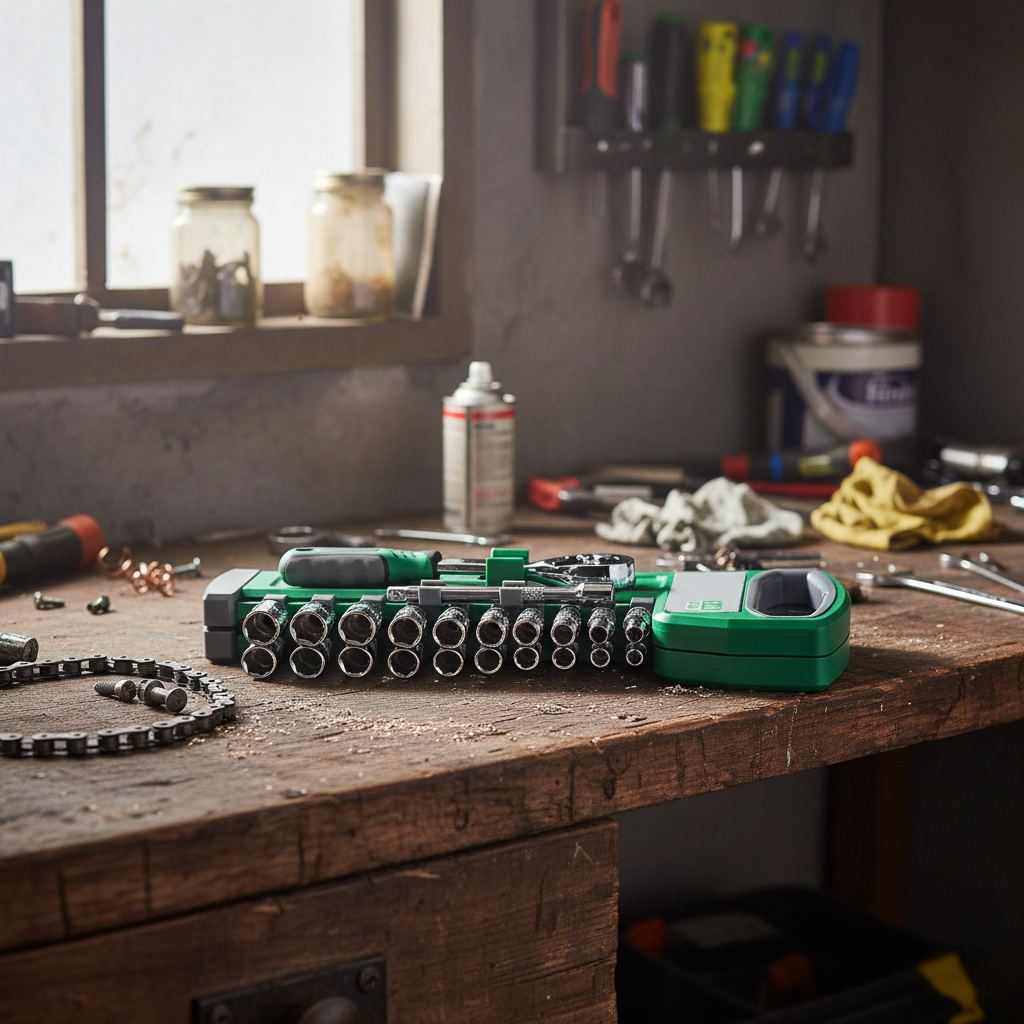 Professional 12-Piece Ratchet Socket Set