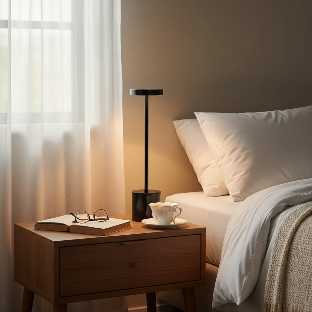 Cordless LED Table Lamp - Modern Rechargeable Design