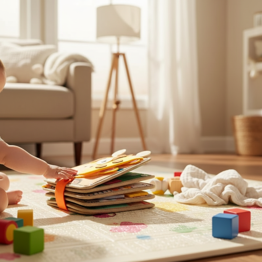 Interactive Montessori Activity Book for Toddlers