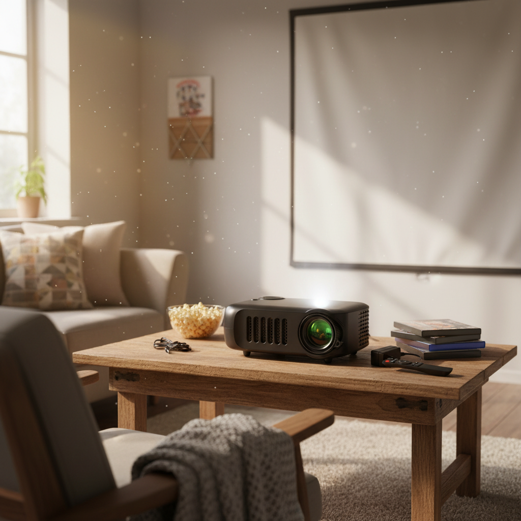 HD Mini Pocket Projector - Portable LED Projector