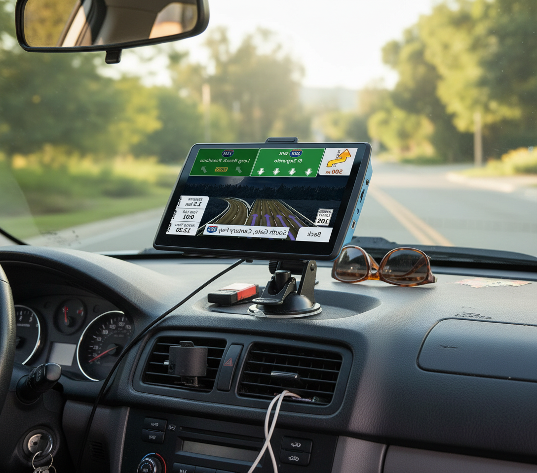 7 Inch GPS Navigation System for Cars & Trucks