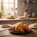 Digital Food Thermometer with LCD Display