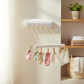 Retractable Indoor Clothesline with Wall Mount