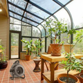 IPX4 Electric Heater Fan for Greenhouse & Grow Tent
