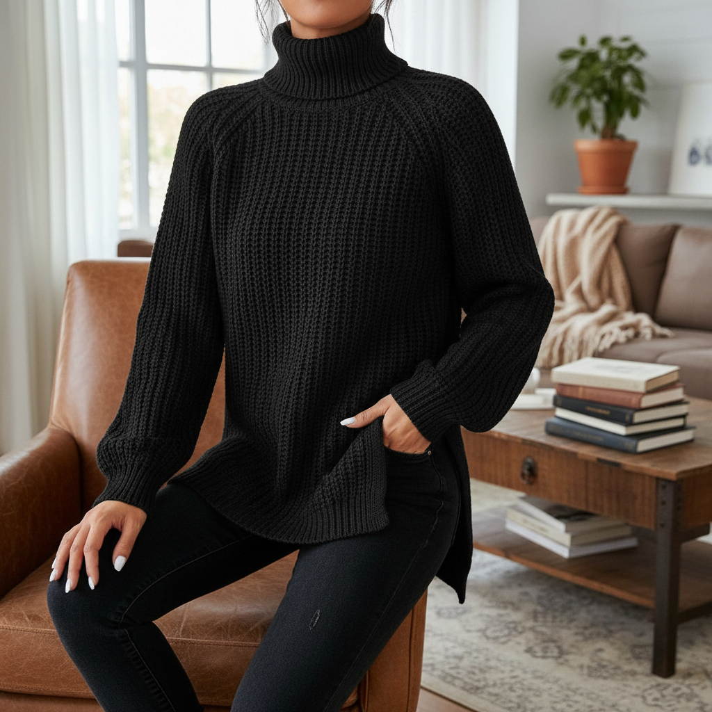 Classic Turtleneck Sweater for Women & Men