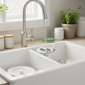 Kitchen Sink Drain Strainer with Pop-Up Basket