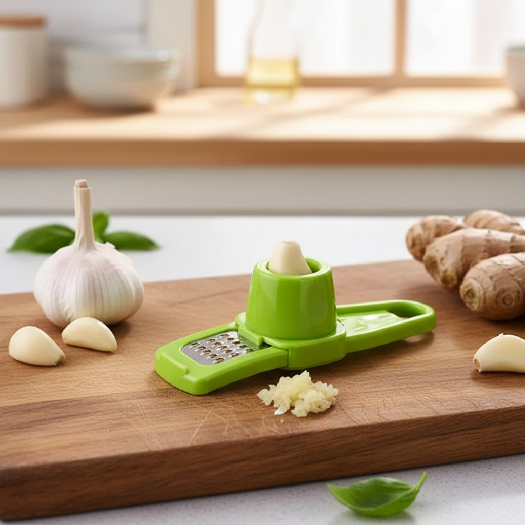Manual Garlic Press - Mini Crusher Tool