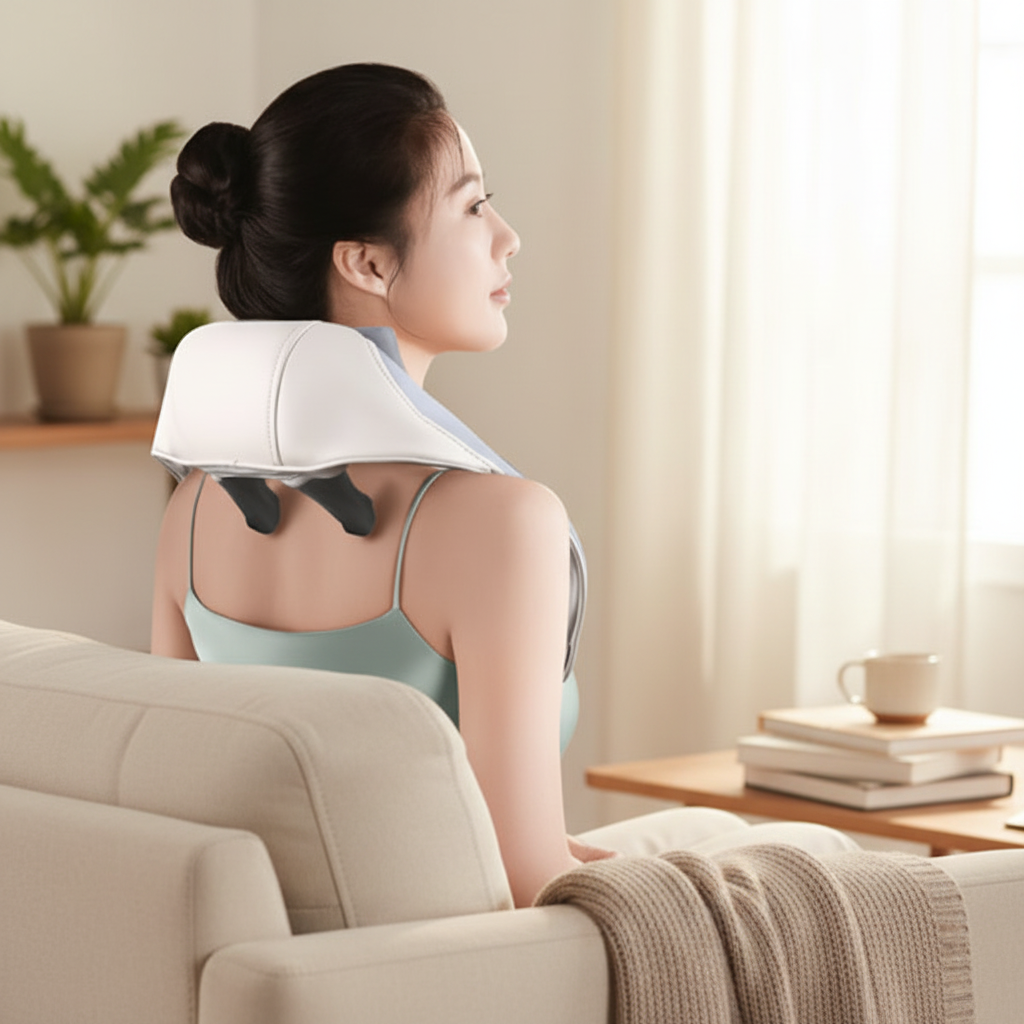 Neck & Shoulder Heat Massager with Deep Tissue Relief