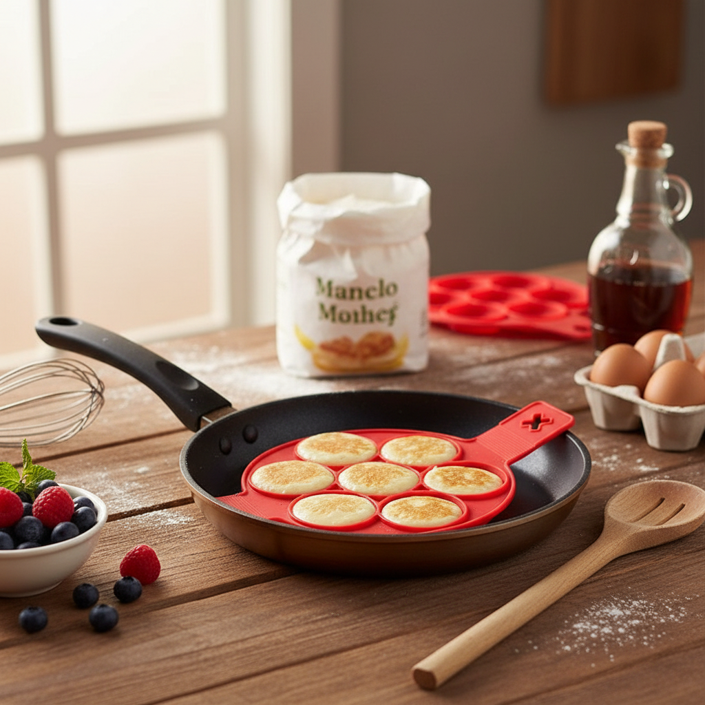 AtlasBay Non-Stick Breakfast Pan with Compartments