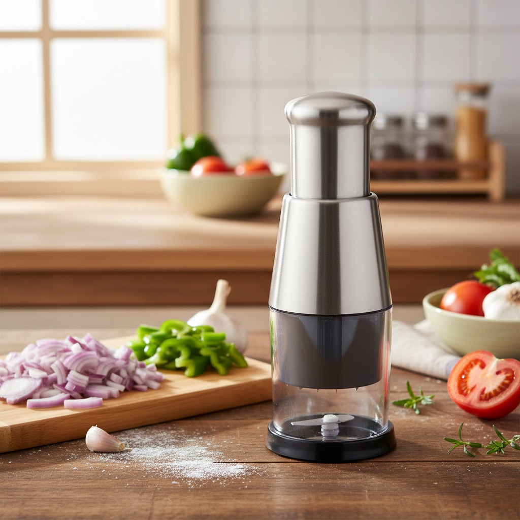 Stainless Steel Manual Kitchen Chopper