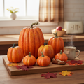 Realistic Foam Fake Pumpkins for Fall Decor