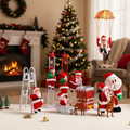 Climbing Santa Holiday Display Toy with Light & Sound