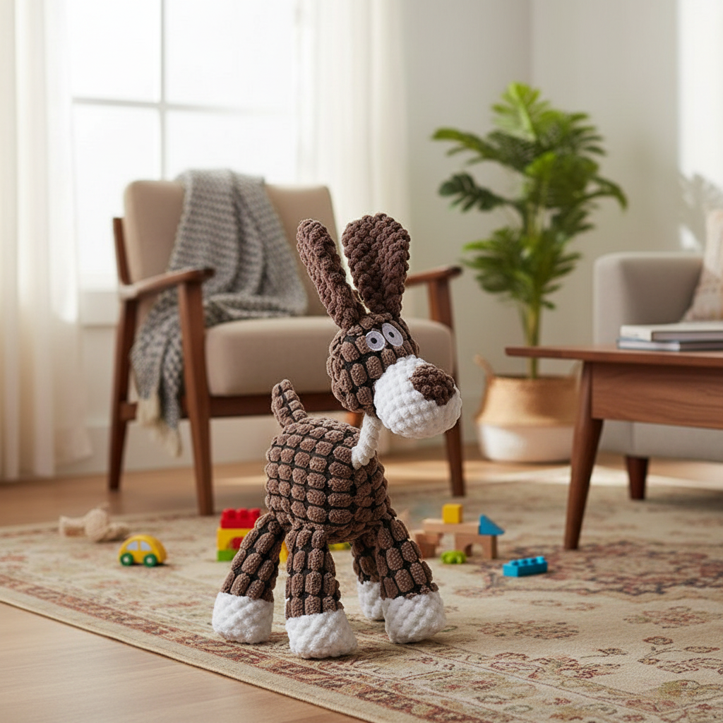 Durable Plush Dog Toy for Aggressive Chewers