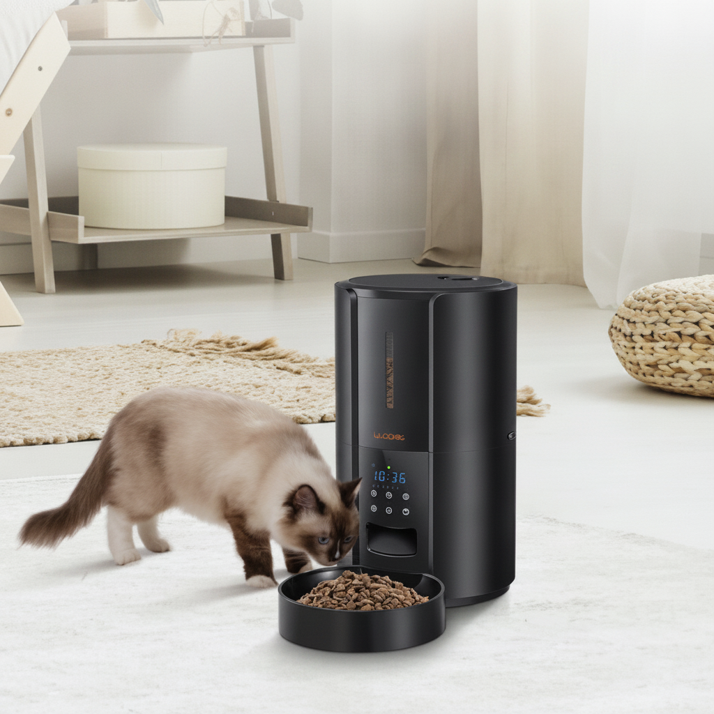 Automatic Pet Feeder for Dogs & Cats - Large Capacity Timer