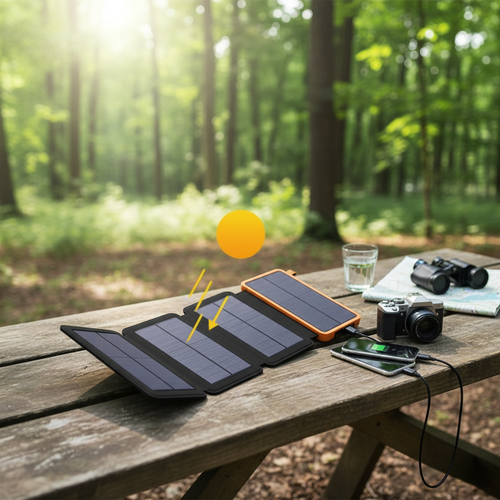 25000mAh Solar Power Bank with Fast Charging