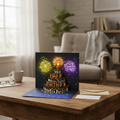 3D Pop-Up Birthday Card with LED Lights & Music