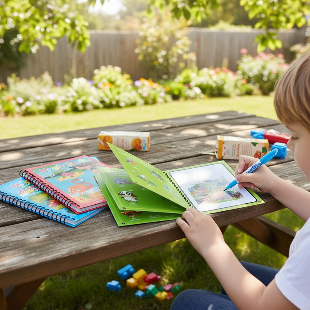 Water Drawing Book for Kids - Reusable & Mess-Free