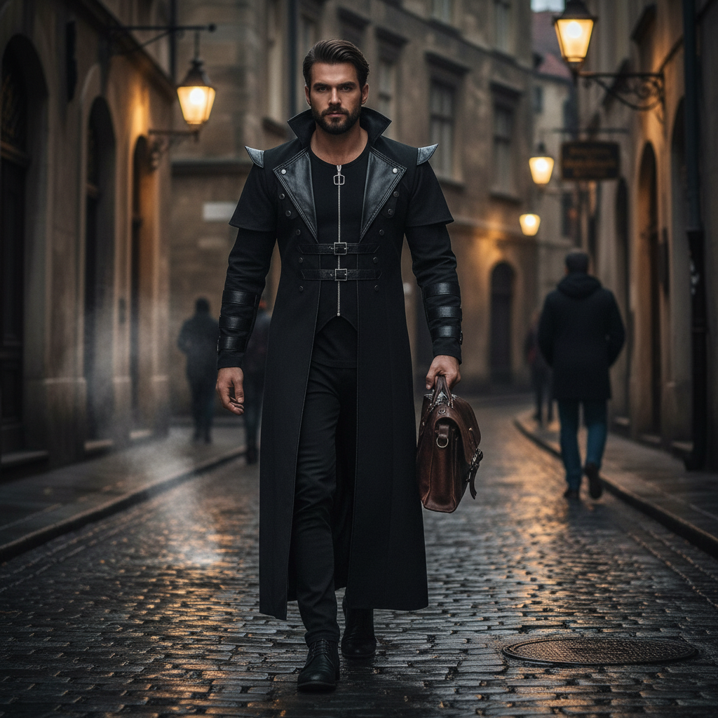 Medieval Steampunk Jacket for Men | Gothic Costume