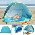 Waterproof UV Baby Beach Tent - Pop Up Sun Shelter