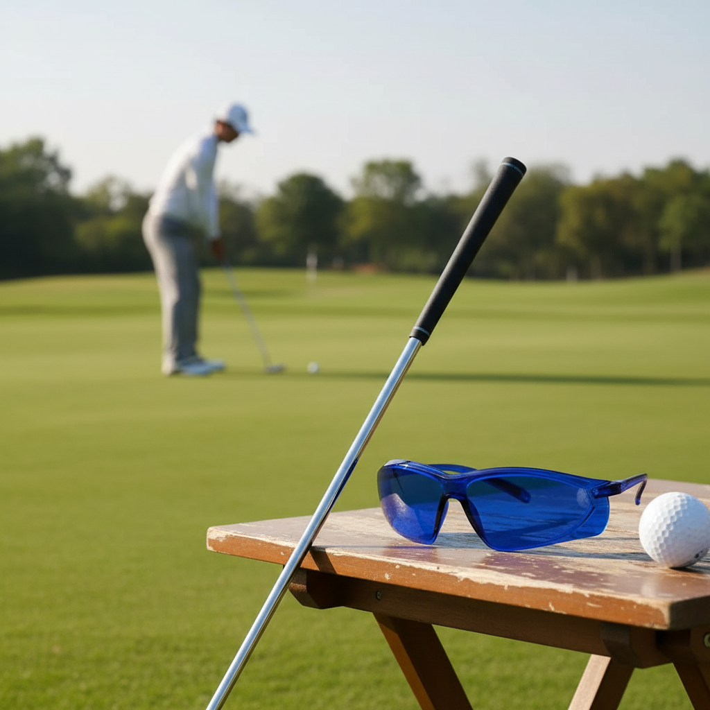 Golf Ball Finding Glasses with Blue Lens Technology