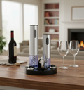 Electric Wine Opener Set with Vacuum Preserver