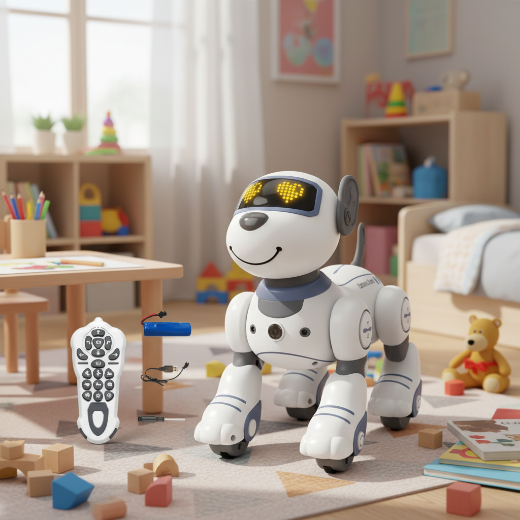 Interactive Robot Dog Toy with Remote Control