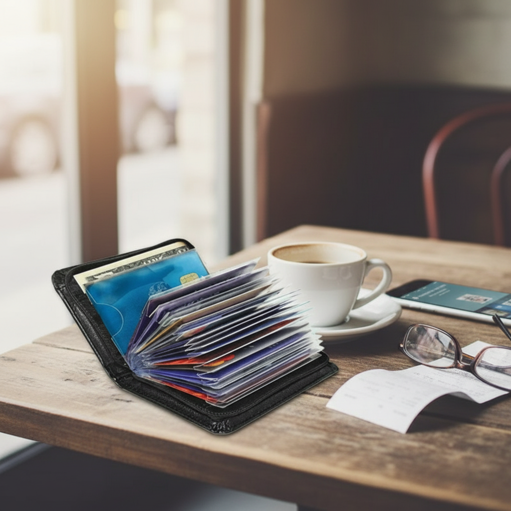 RFID Blocking Wallet with Zip-Around Security