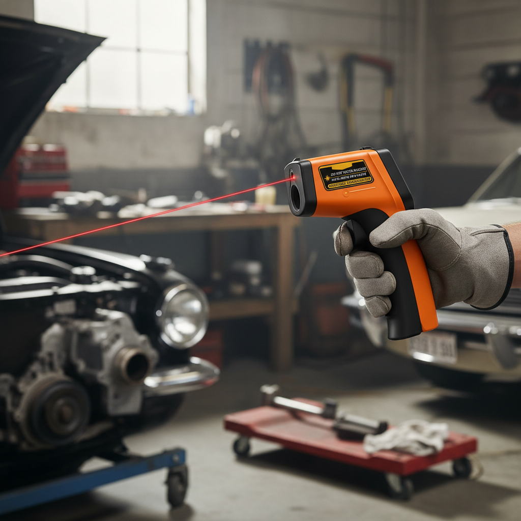 Infrared Laser Thermometer for Cooking & Industrial Use