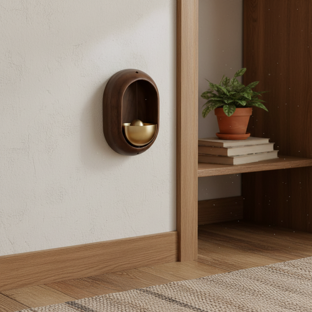 Wooden Door Chime - Magnetic Accent