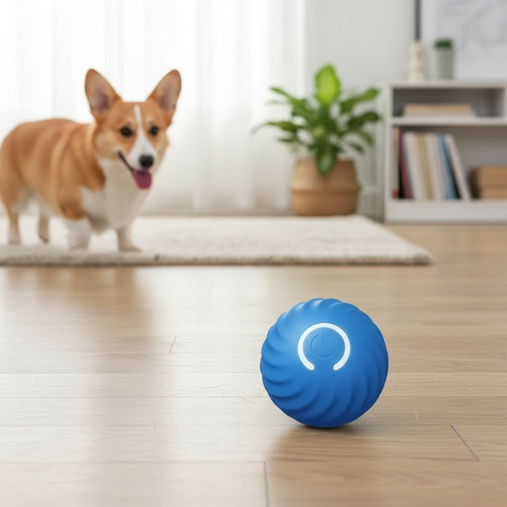 Interactive Rolling Ball Pet Toy & Anxiety Fidget Spinner