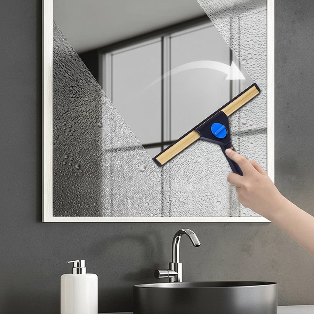 Window & Shower Squeegee for Streak-Free Cleaning