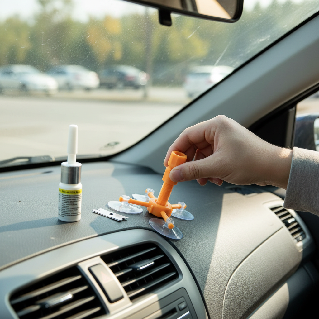 Windshield Crack Repair Kit - DIY Glass Fix