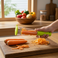 Multifunction Vegetable Peeler with Storage Tube