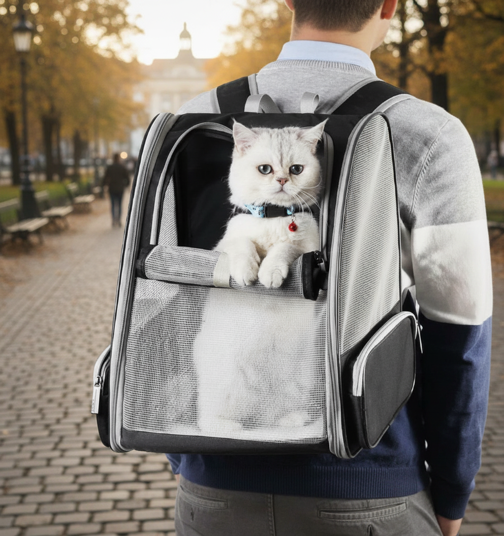Cat Backpack Carrier with Bubble Window