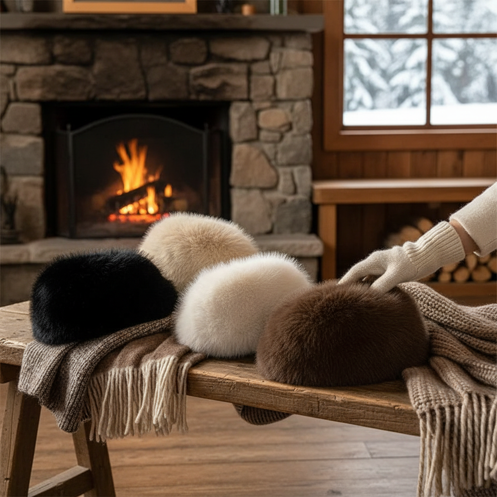 Luxury Faux Fur Winter Hat | Soft Plush Beanie