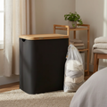 Dual Compartment Foldable Laundry Basket