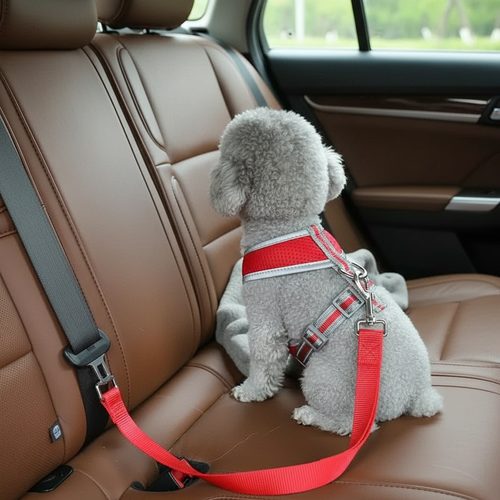 Adjustable Dog Seat Belt for Car Safety