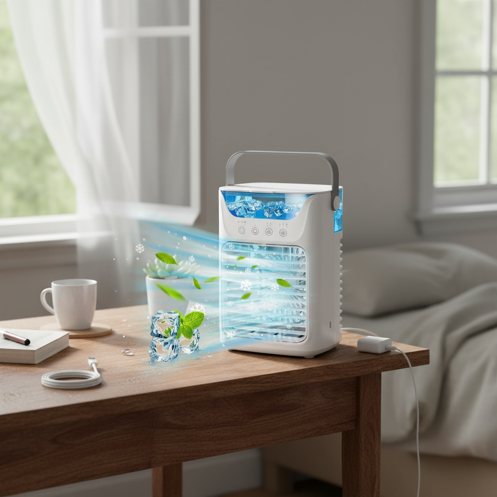 Portable Air Cooler Fan with Remote Control