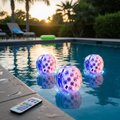 Submersible LED Pool Lights - 10 Pack with Remote