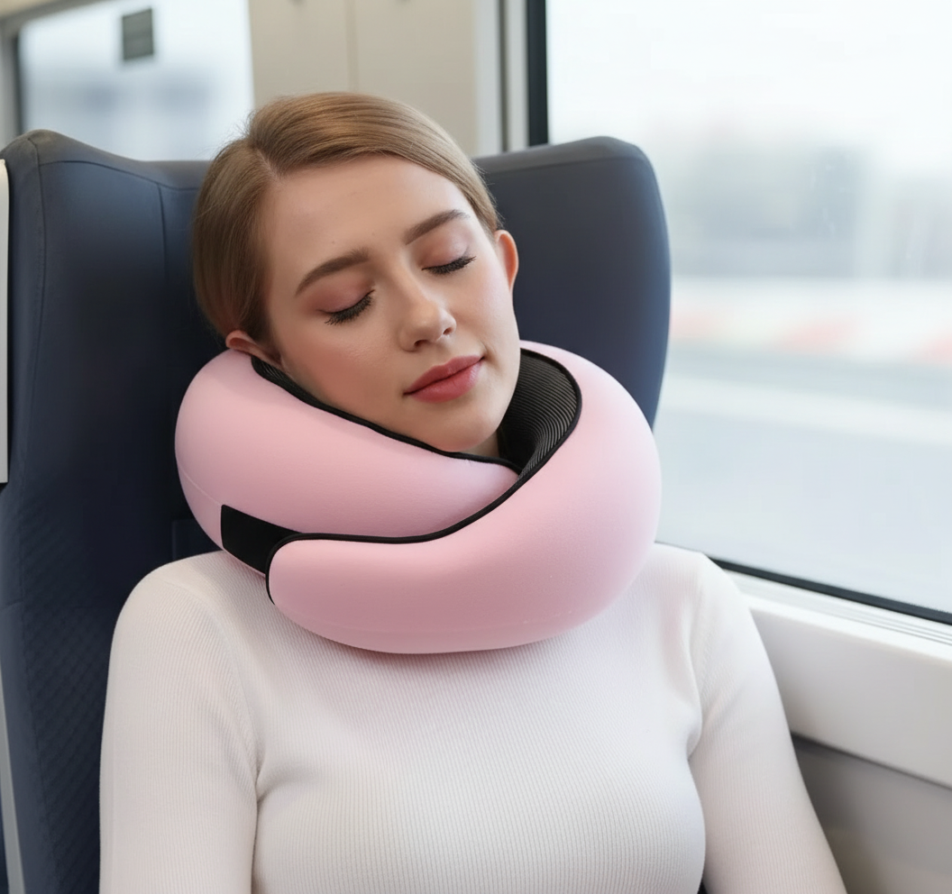 Ergonomic Travel Neck Pillow with Support