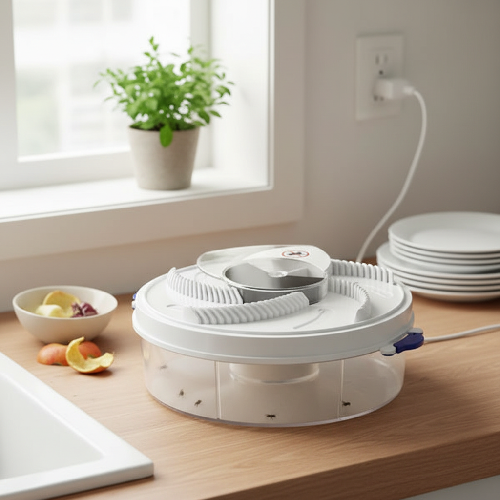 Electric Fly Trap - 360° Chemical-Free Insect Control