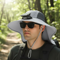 Solar Fan Hat with Wide Brim & UV Protection