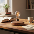 Magnetic Levitating LED Light Bulb with Rotating Base
