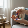 Acupressure Spiked Finger Massage Rings for Stress Relief