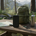 Solar Power Bank with Waterproof Design & Dual USB Ports