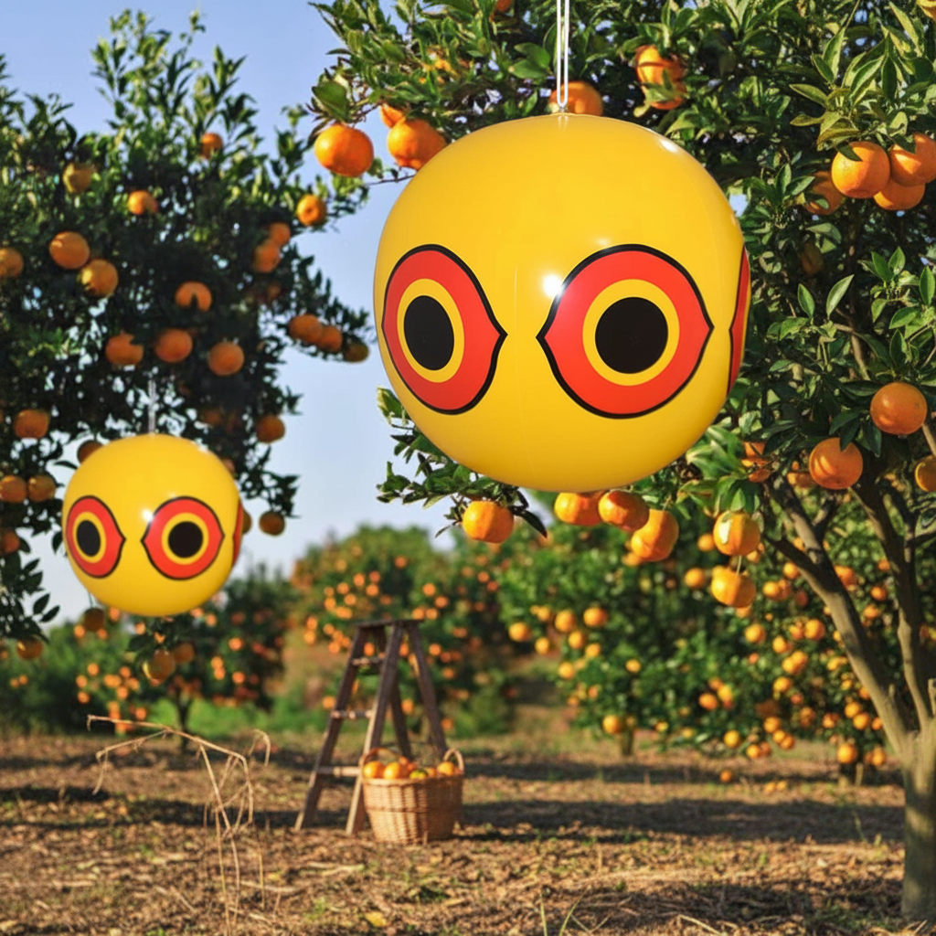 Inflatable Bird Repeller Balloon with Reflective Eyes