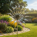 Metal Garden Windmill - Dual Motion Wind Spinner